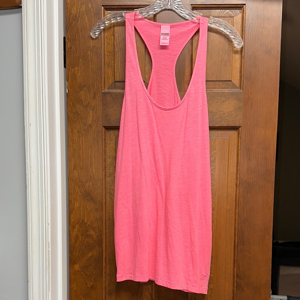 PINK Victoria's Secret Bright Pink Tank Top